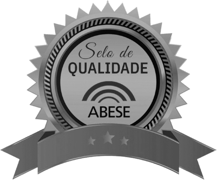 Logomarca Selo de Qualidade Abese_2021_cinza